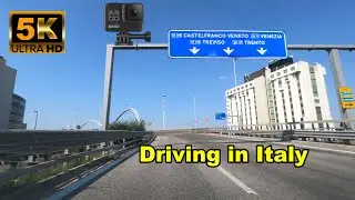 Driving in Italy | From | Padova to Castelfranco| 5k Driving 🇮🇹