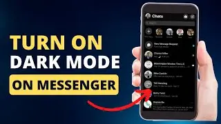How To Turn On Dark Mode On Messenger | Dark Mode Setting On Facebook Messenger App 2023