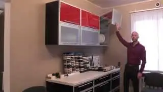 Фурнитура Блюм, варианты открывания фасадов вверх. Подъемные механизмы AVENTOS Blum.