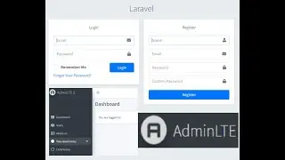 Laravel 9: instalar plantilla Adminlte con comandos / Install admin template with commands