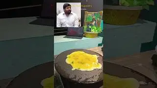 Half boiled egg omelette ..♥Vijay sethupathi special egg fry ..♥#asmr #short #food @CanCook-er