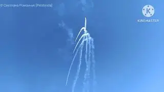 Авиашоу авиационной группы высшего пилотажа 
