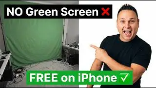 Remove Your Video Background WITHOUT a Green Screen (Free on iPhone)