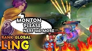 Ling Still Good Assasins | Ling New Build After Nerf | Top Global Ling ~ MLBB