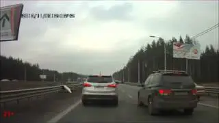 Подборка аварий и курьёзов на дороге #3