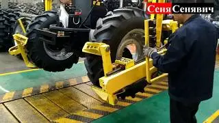 Завод  Донг Фенг (Dongfeng), цех по сборке мощных тракторов ДонгФенг ,часть №13 
