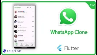 Designing a WhatsApp Clone Chat Screen Using Flutter | UI Tutorial 02