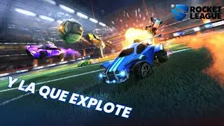 ¡El gol más loco que he visto en Rocket League! O No con #amigos