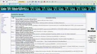 C# Programming Tutorial - Answer Comments - Connection Strings, Array Lists