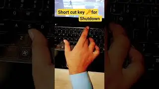 Laptop shutdown  shortcut key 🔑 || how ro power off 