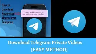 How To Download Video From Telegram | Telegram Private Channel / Group Video Media download (2025)
