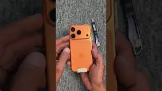 iPhone 17 Pro 256GB Cosmic Orange unboxing Greel