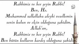 Allah'ım, Rabbimiz ve her şeyin Rabbi!