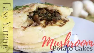 How To Make Mushroom Stuffed Potato Cakes | Potato Pockets | Easy Recipe