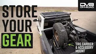 Truck Bed Universal Tire Carrier & Accessory Mount | DV8 Offroad