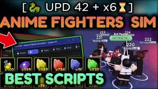 ⛩️UPD 36 ROBLOX Anime Fighters Simulator AFS Hack Script GUI AutoFarm, Dupe Fighters! PASTEBIN
