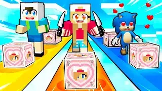 KIZ HAYRANIM İLE ŞANS BLOĞU YARIŞI YAPTIM ⚠️ Minecraft