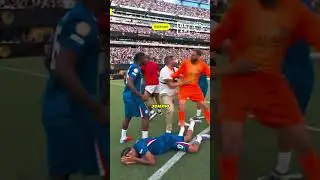 Chaos after the final, Trump sent off 