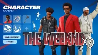 Fortnite x The Weeknd Cosmetics Showcased!