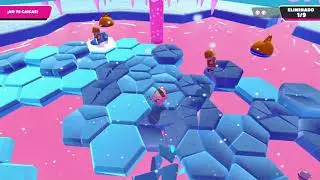 Fall Guys: Ultimate Knockout hielo fino predigo victoria