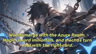 Worlds merge with the Azure Realm. Magic, sword immortals, and mechas turn real with the right card.