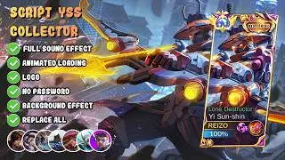 NEW PATCH!! SCRIPT YSS COLLECTOR FULL EFFECT + VOICE || LOGO NO PASSWORD