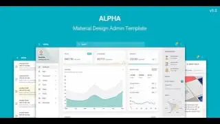Alpha - Material Design Admin Template | Themeforest Website Templates and Themes