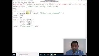 Write a program to find the maximum value of Given array