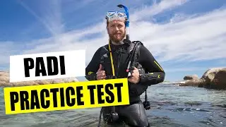 PADI Practice Test Questions and Answers Open Water and Dive Master Swim Exam 2024