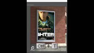 FIGHTER FILM use filter (Vanishing Point) #photoshoptutorial #photoshop