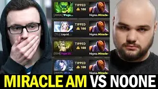 MIRACLE Antimage vs NOONE ATTACKER — Everyone Tips M-GOD for the Comeback
