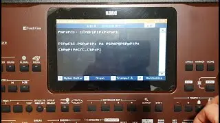 Korg Pa700: How to create and load text (lyrics, karaoke) in various languages