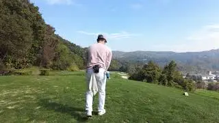 360도cc) 파3 유틸리티우드 티샷 골프스윙