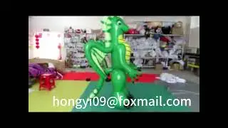 Custom Inflatable Green Dragon Bondage Cloth