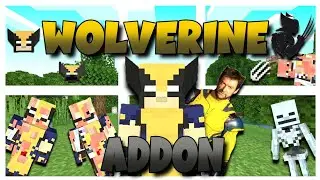 Review de Addon de Wolverine para Minecraft bedrock 1.21