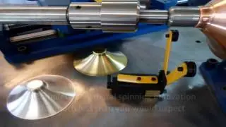 CNC Metal Spinning Machine - Brass, Copper, Aluminum
