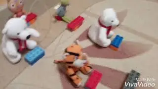 У Насти было ЧП загорелся плита и Вася снимал видео о ЧП Мультик Игрушки для детей про животных