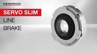 Flat spring-applied brake SERVO SLIM LINE with hollow shaft