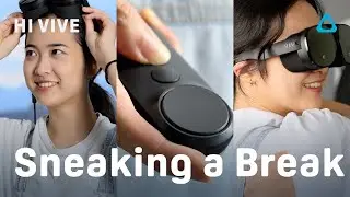 HI VIVE - VIVE Flow with Controller | Sneaking a Break?