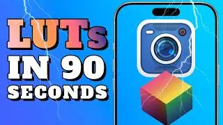 How to Use LUTs in Blackmagic Camera for iPhone in 90 Seconds! ⚡️