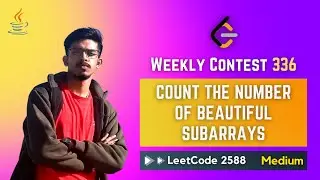 2588. Count the Number of Beautiful Subarrays - JAVA (Weekly Contest 336)