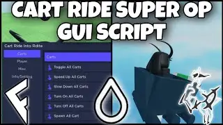 (SUPER OP) CART RIDE SUPER OP GUI SCRIPT (TURN OFF ALL CARTS) | HYDROGEN • FLUXUS