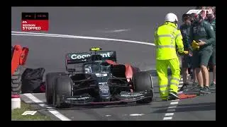 Aston Martin engineers ensuring Sebastian Vettel's car is electrically safe to touch - 2021 Dutch GP