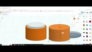 Making Screw top container for 3D printing using Tinkercad