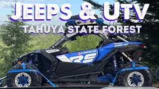 Off Road in Tahuya State Forest with Jeeps & Can-Am Maverick X3 RS!🌲