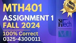 MTH401 assignment 1 solution 2024 | MTH401 assignment 1 solution fall 2024