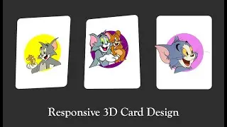 Responsive 3D Card Design