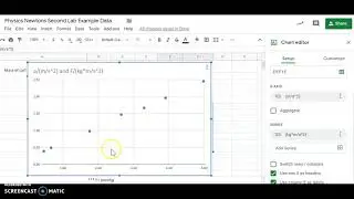 Creating a Scatter Plot from Google Sheets