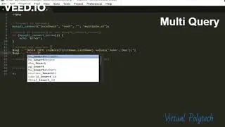 Multi Query in PHP | Two Values Execute At Same Time | sql OR MySQL | 