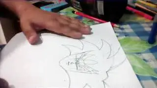 How to draw bardock in gokus clothes